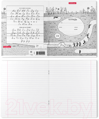 Изображение товара Тетрадь Erich Krause Муравьишки / 49222 (24л, линейка)