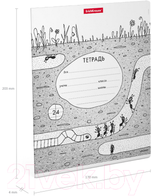 Изображение товара Тетрадь Erich Krause Муравьишки / 49222 (24л, линейка)