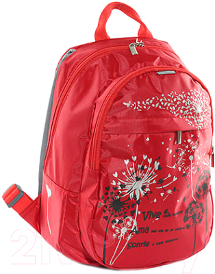 Школьный рюкзак Galanteya 45216 / 9с1315к45 (красный)