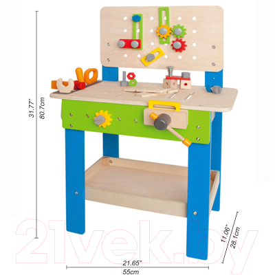 Верстак-стол игрушечный Hape Мастерская / E3000-HP