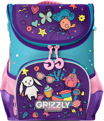 

Школьный рюкзак Grizzly, RAn-082-6