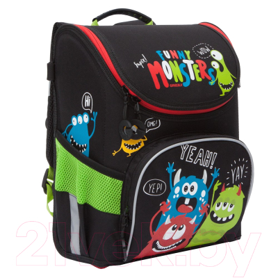 Школьный рюкзак Grizzly RAn-083-3 (черный)