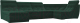 Диван П-образный Лига Диванов Холидей Люкс модульный 238 / 105581 (велюр зеленый) - 