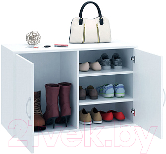 

Тумба в прихожую MFMaster, Лана-2 ТОЛ-2 (1С+1П) / МСТ-ТОЛ-1С-1П-БТ-16