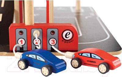 Паркинг игрушечный Hape Многоуровневая парковка / E3002-HP