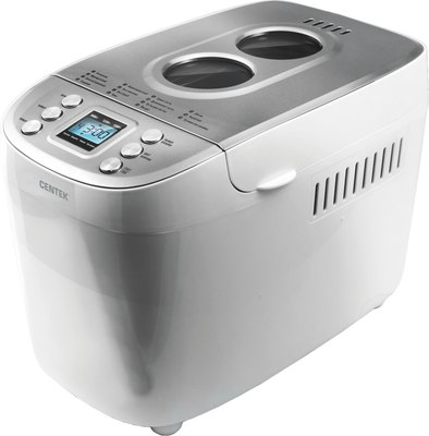 Хлебопечка Centek CT-1415 (белый/сталь) - 