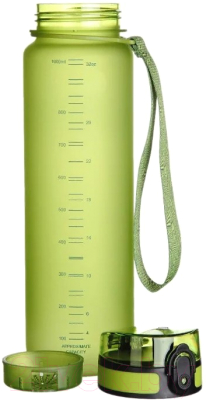 Бутылка для воды UZSpace Colorful Frosted / 3038 (1л, зеленый)