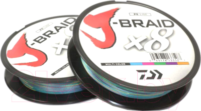 

Леска плетеная Daiwa, Разноцветный, J-Braid X8 0.20мм 150м / 12755-020RU