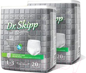 Трусы впитывающие для взрослых Dr.Skipp Standard L3 (40шт)