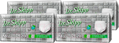 Трусы впитывающие для взрослых Dr.Skipp Standard М2 (80шт)