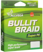 Леска плетеная Allvega Bullit Braid 0.10мм 270м / BB270GR10 (темно-зеленый) - 