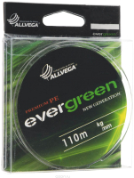 Леска плетеная Allvega Evergreen 0.14мм 110м / EVGR014 (темно-зеленый) - 