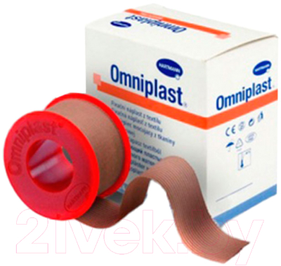 Лейкопластырь Omniplast Из текстильной ткани 5x500