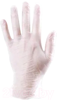 Перчатки одноразовые Aviora Виниловые (XL, 100шт)