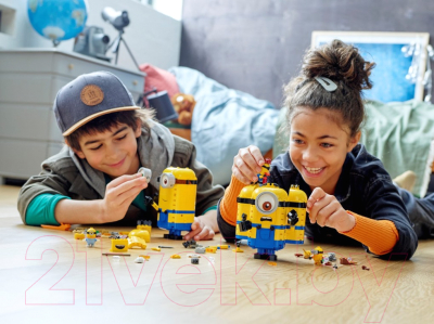 Конструктор Lego Minions Фигурки миньонов и их дом / 75551