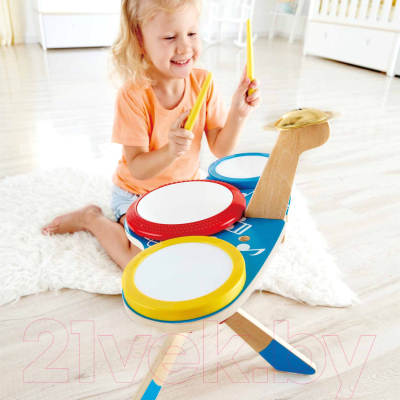 Музыкальная игрушка Hape Барабанная установка / E0613-HP