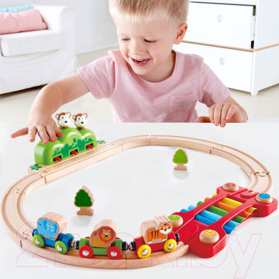 Железная дорога игрушечная Hape Железная дорога / E3825-HP