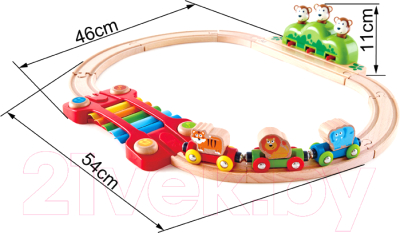 Железная дорога игрушечная Hape Железная дорога / E3825-HP
