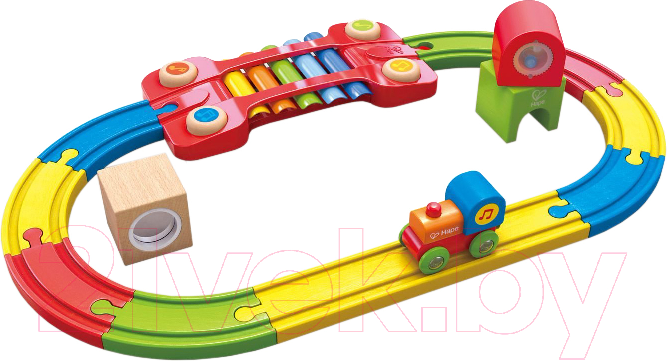 Железная дорога игрушечная Hape Сенсорная железная дорога / E3822-HP