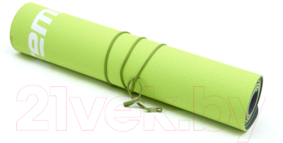 Коврик для йоги и фитнеса Atemi AYM0321 (серый/зеленый)