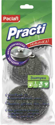 

Набор мочалок металлических Paclan, Practi малая