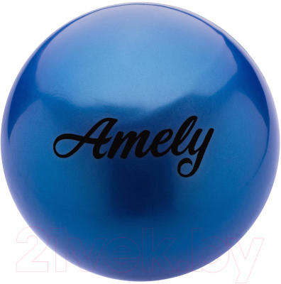 Мяч для художественной гимнастики Amely AGB-101 (19см, синий)