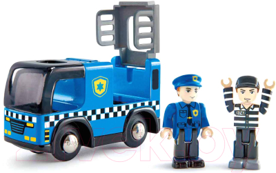 Автомобиль игрушечный Hape Полицейская машина с сиреной / E3738-HP