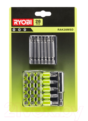 

Набор бит Ryobi, RAK28MSD