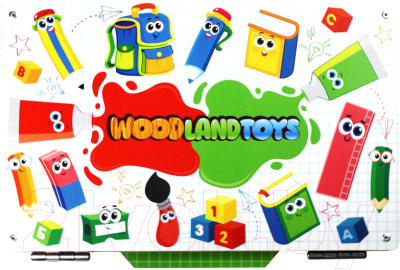 Развивающая игрушка WoodLand Toys Ноутбук. Школа / 139105