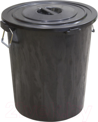 Контейнер для мусора ZETA ПЛИ-09281 (90л, черный)