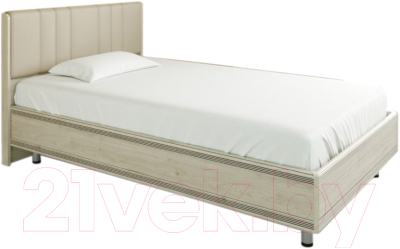 Полуторная кровать Лером Карина КР-2012-ГС 140x200 (гикори джексон светлый)