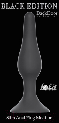 Пробка интимная Lola Games Slim Anal Plug Medium 56903 / 4206-03Lola (серый)