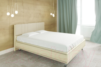 Полуторная кровать Лером Карина КР-2011-АС 120x200 (ясень асахи)