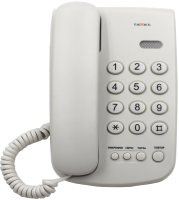 Проводной телефон Texet TX-241 (светло-серый) - 