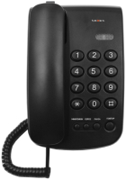 Проводной телефон Texet TX-241 (черный) - 