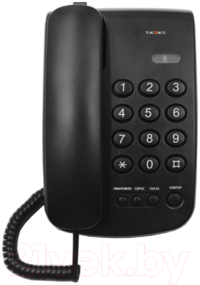 Проводной телефон Texet TX-241 (черный)