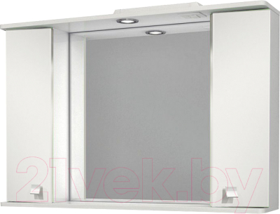 Шкаф с зеркалом для ванной Tivoli Домино 105 / 460270