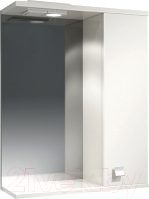 Шкаф с зеркалом для ванной Tivoli Домино 55 R / 459575