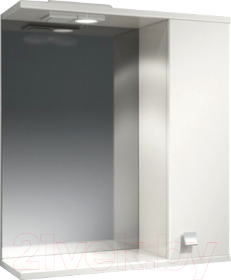 Шкаф с зеркалом для ванной Tivoli Домино 62 R / 460268