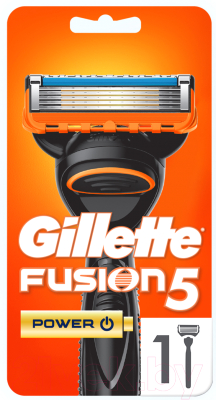 Бритвенный станок Gillette Fusion Power с элементом питания