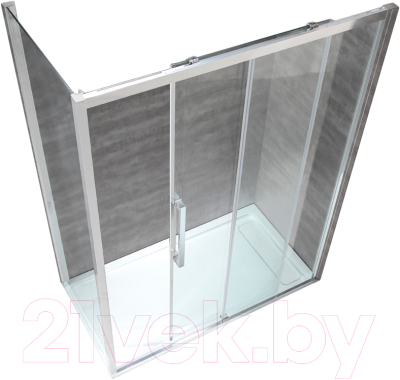 Душевой уголок Cezares LUX-SOFT-W-AH-1-120/80-C-Cr-IV