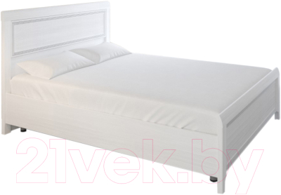 Полуторная кровать Лером Карина КР-2021-СЯ 120x200 (снежный ясень)
