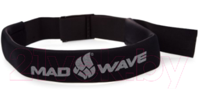 Тормозной пояс для плавания Mad Wave Waist Belt (черный)