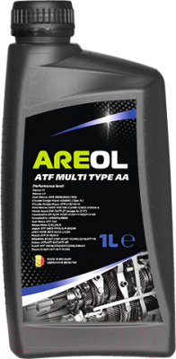 Жидкость гидравлическая Areol ATF Multi Type AA / AR108 (1л, красная)