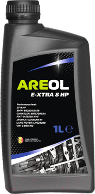 Жидкость гидравлическая Areol E-xtra 8 HP / AR113 (1л, зеленая)