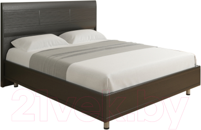 Полуторная кровать Лером Камелия КР-2702-ВЕ 140x200 (дуб венге)
