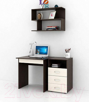 

Комплект мебели для кабинета MFMaster, Милан УШ-2Я-02 / Милан-2Я-02-ВД-16