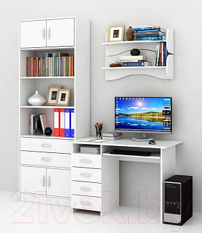 

Комплект мебели для кабинета MFMaster, Милан УШ-3-01 / Милан-3-01-БТ-16