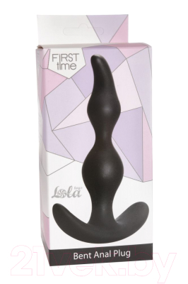 Пробка интимная Lola Games Bent Anal Plug Black 67601 / 5002-03Lola