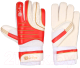 Перчатки вратарские Indigo Sport 1210 (размер 5, белый/красный) - 